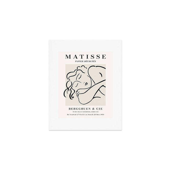 Henri Matisse Woman Sleeping Sketch Art Print Gallery Image 1