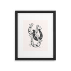 Horseshoes Black Framed Art Print Gallery Image 4