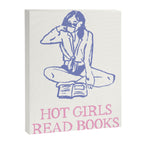 Hot Girls Read Books Canvas Print Gallery Image 6