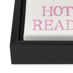 Hot Girls Read Books Framed Canvas Print Gallery Image 3