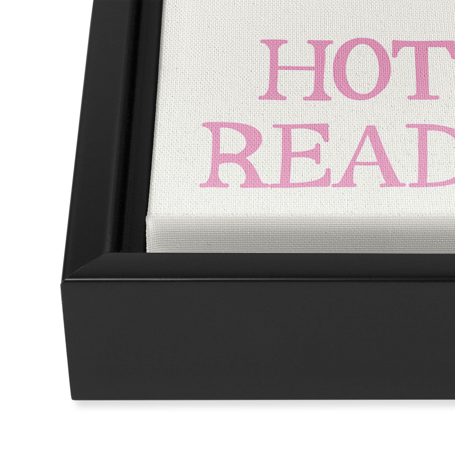 Hot Girls Read Books Framed Canvas Print Gallery Image 3