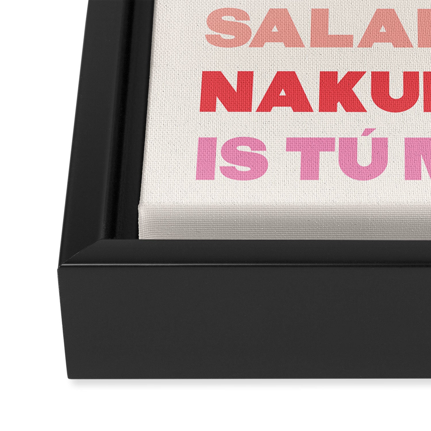 I Love You Framed Canvas Print Gallery Image 3