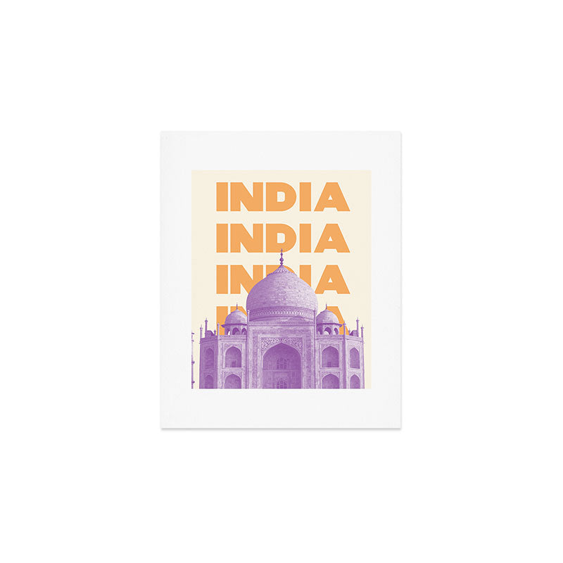India Taj Mahal Art Print Gallery Image 1
