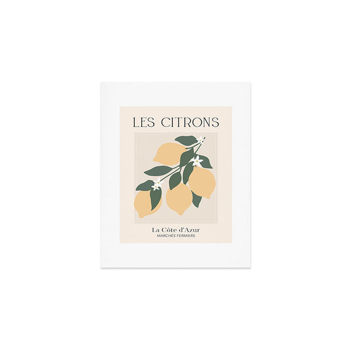 Les Citrons Fruit Market France Art Print Gallery Image 1
