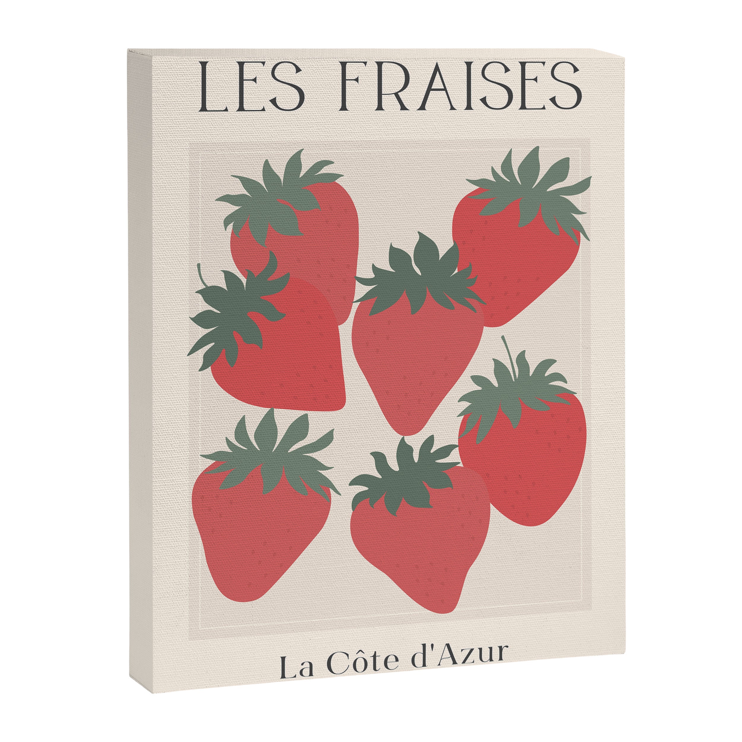 Les Fraises Fruit Market France Canvas Print Gallery Image 6