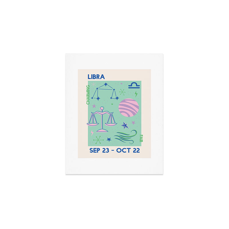 Libra Astrology Art Print Gallery Image 1