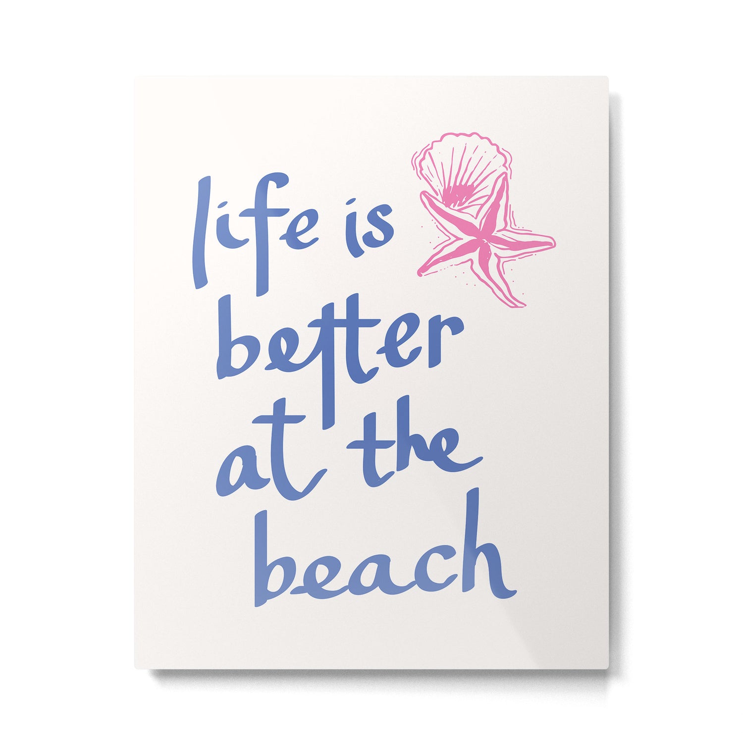 Life is Better at the Beach Metal Print Gallery Image 4