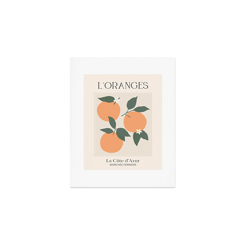 L'Oranges Fruit Market France Art Print Gallery Image 1