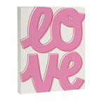 Love Script Pink Canvas Print Gallery Image 6
