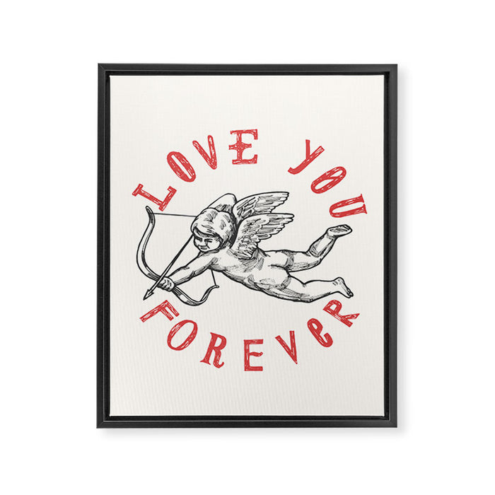 Love You Forever Framed Canvas Print Gallery Image 1
