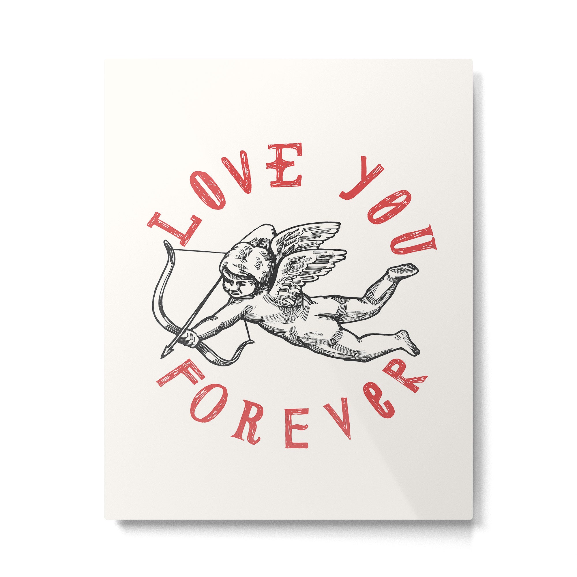 Love You Forever Metal Print Gallery Image 4