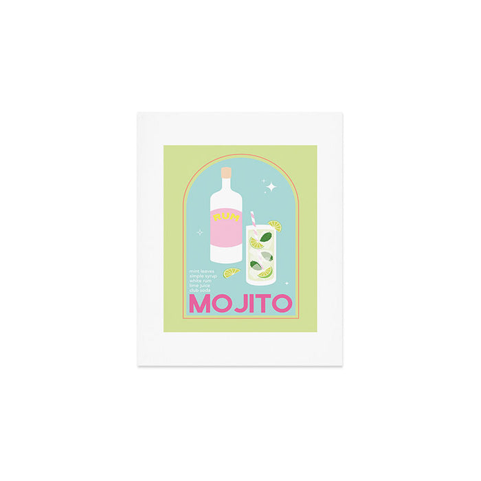 Mojito Cocktail Art Print Gallery Image 1
