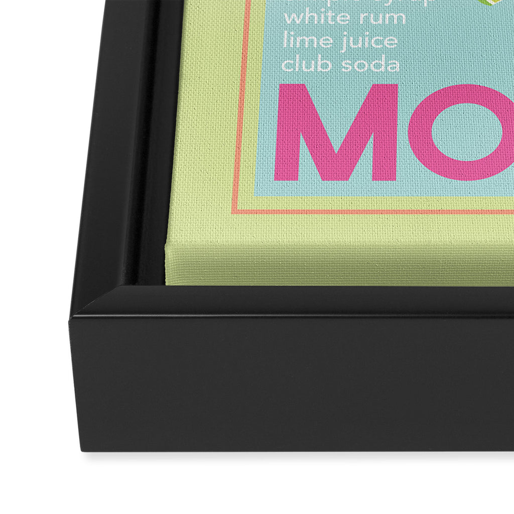 Mojito Cocktail Framed Canvas Print Gallery Image 3