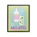 Mojito Cocktail Framed Canvas Print Gallery Image 6