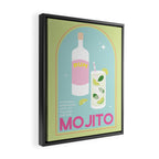 Mojito Cocktail Framed Canvas Print Gallery Image 2