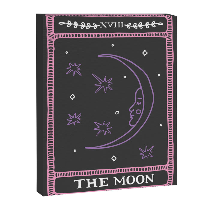 Moon Tarot Card Canvas Print Gallery Image 1