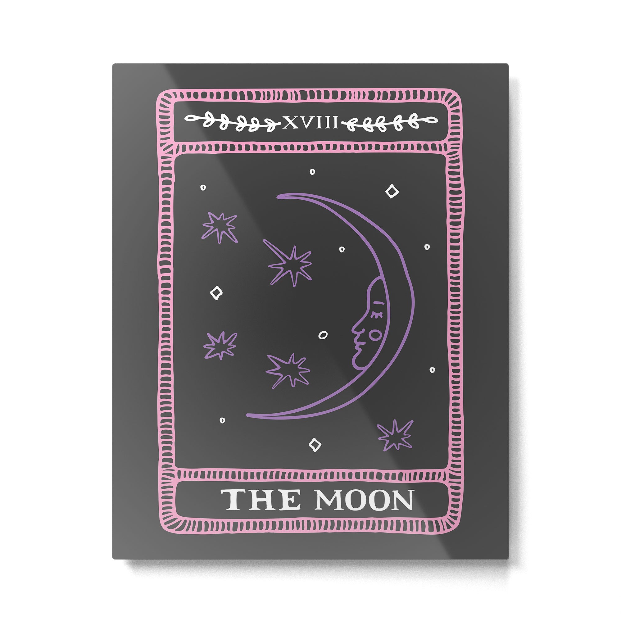 Moon Tarot Card Metal Print Gallery Image 4