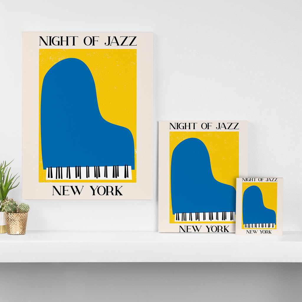 New York Jazz Night Canvas Print Gallery Image 3