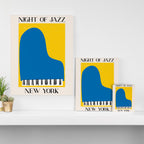 New York Jazz Night Canvas Print Gallery Image 3
