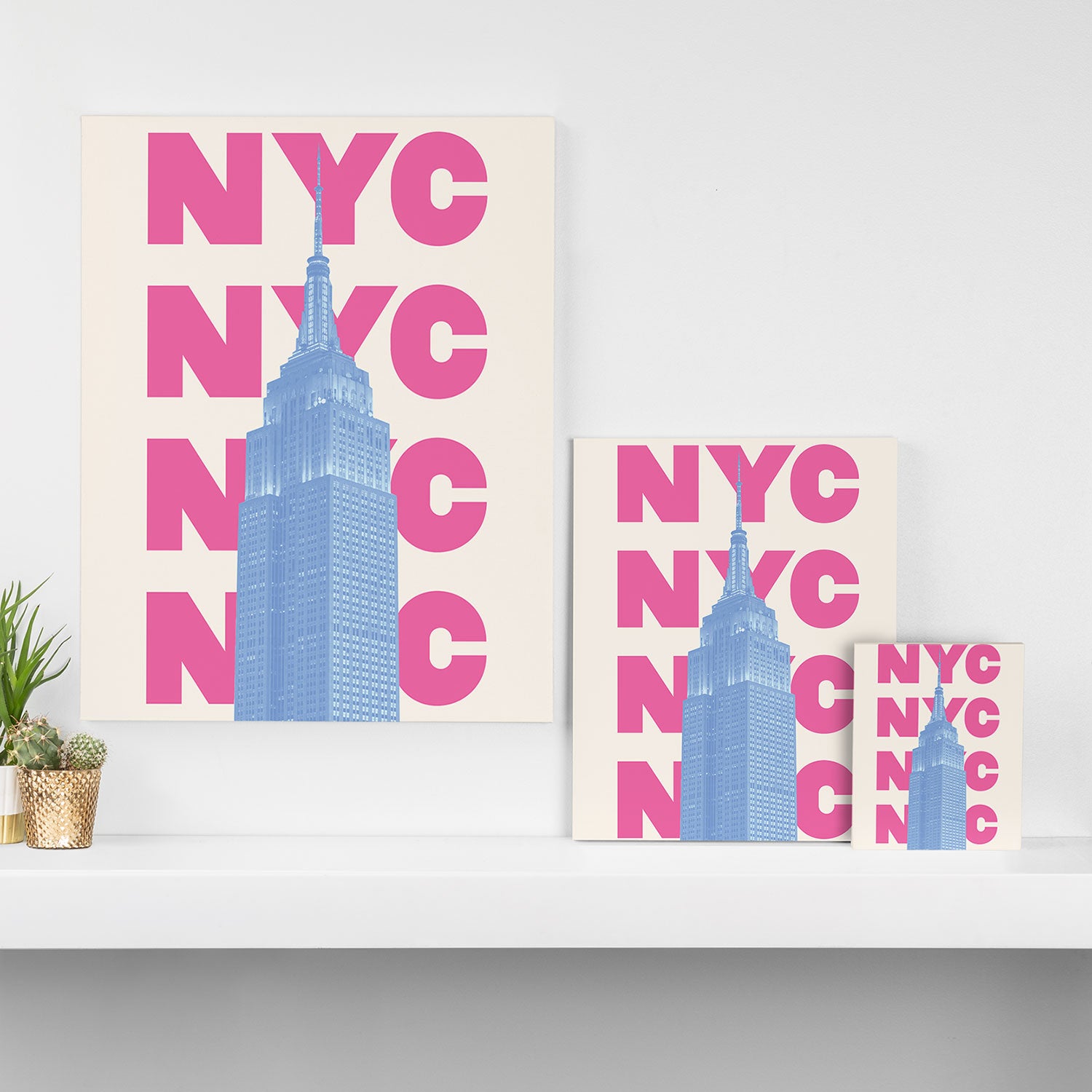 NYC Empire State Building Canvas Print Gallery Image 3