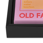 Old Fashioned Cocktail Framed Canvas Print Gallery Image 3