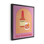 Old Fashioned Cocktail Framed Canvas Print Gallery Image 2