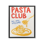 Pasta Club Framed Canvas Print Gallery Image 6