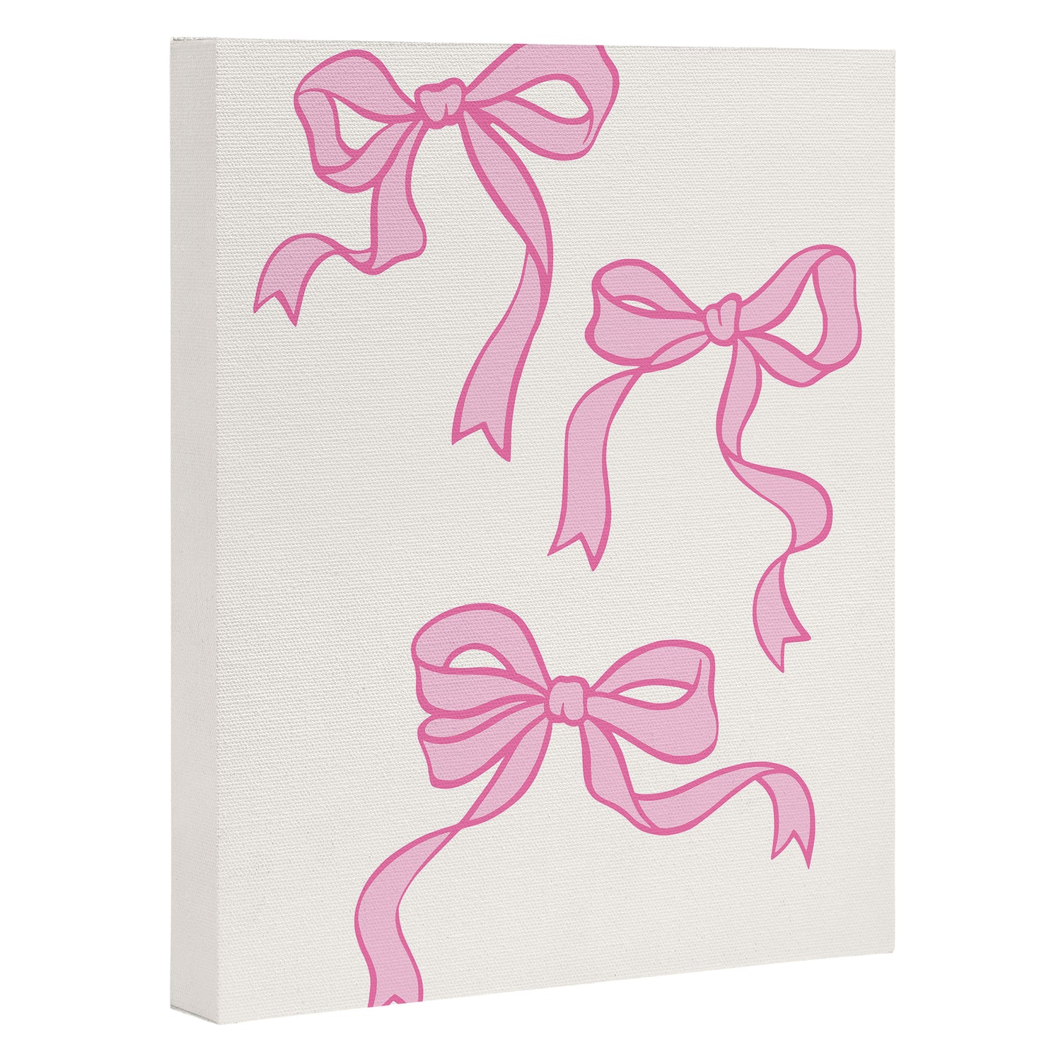Pink Bows Canvas Print Gallery Image 3