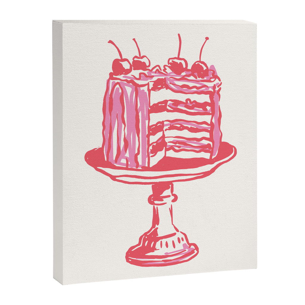 Pink Cake Canvas Print Gallery Image 6