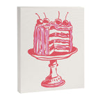 Pink Cake Canvas Print Gallery Image 6
