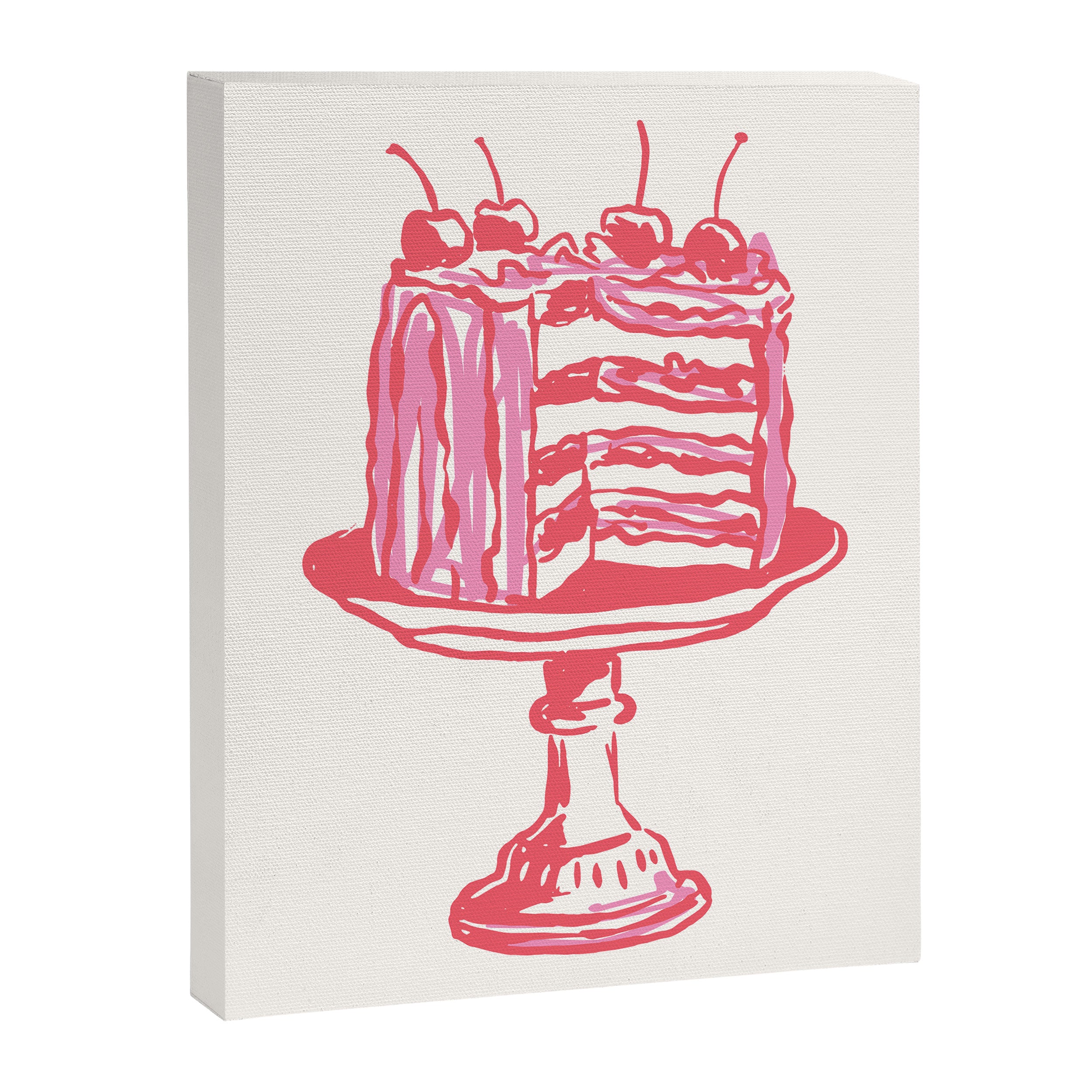Pink Cake Canvas Print Gallery Image 6