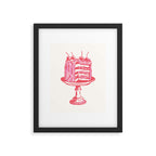 Pink Cake Framed Art Print Gallery Image 5