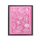 Pink Seashells Framed Canvas Print Gallery Image 6