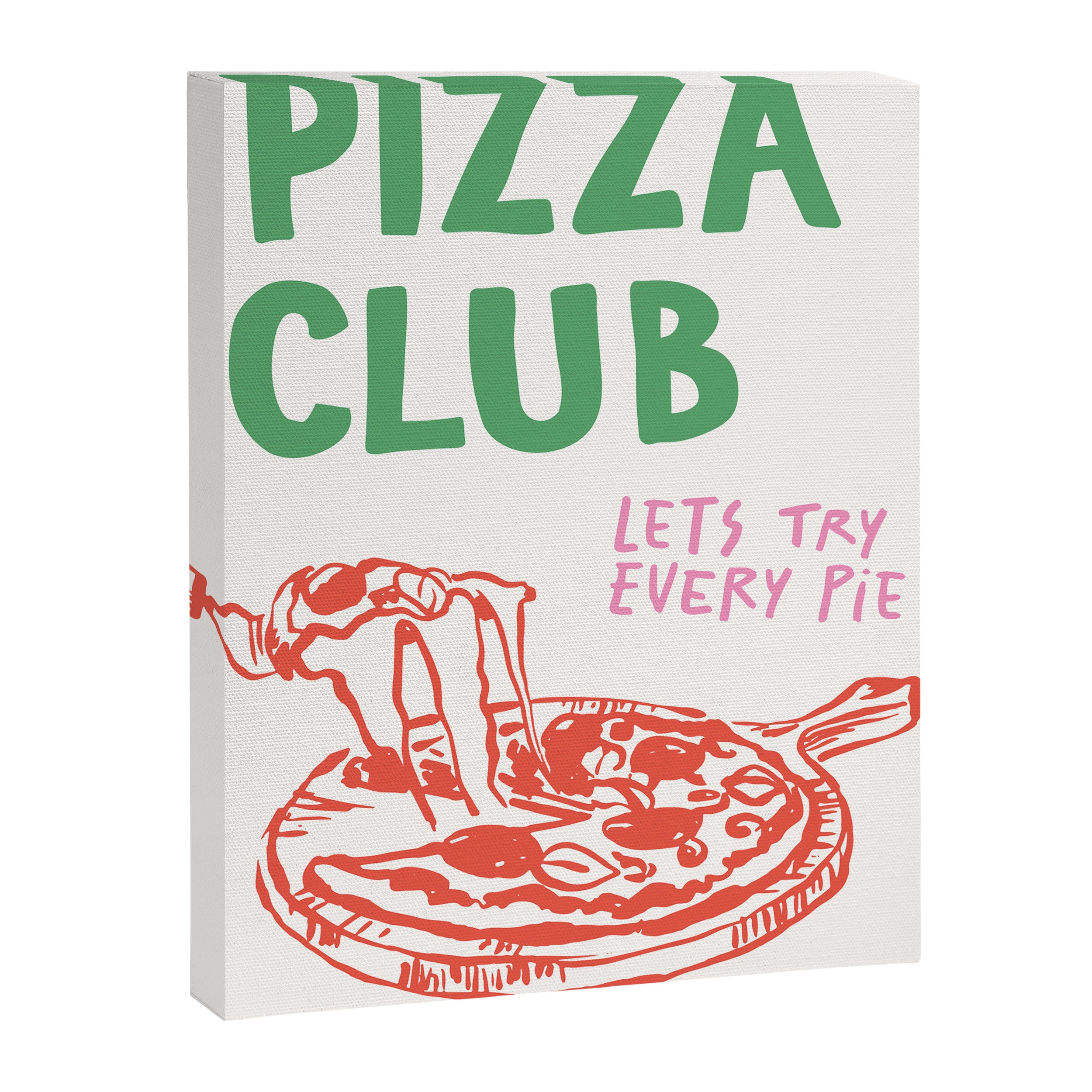 Pizza Club Canvas Print Gallery Image 6
