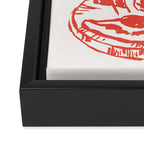Pizza Club Framed Canvas Print Gallery Image 3