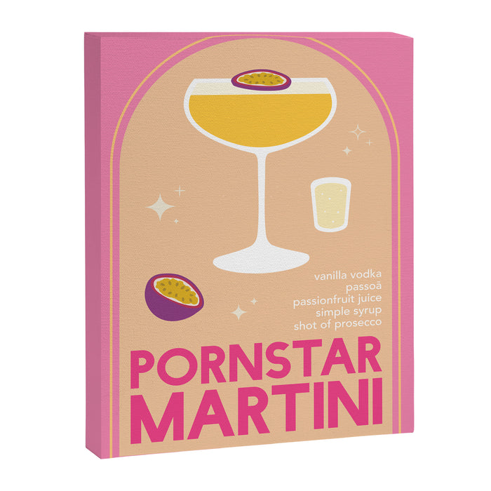 Pornstar Martini Cocktail Canvas Print Gallery Image 1
