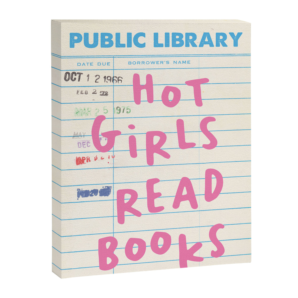 PublIc Library Card Hot Girls Read Books Canvas Print Gallery Image 6