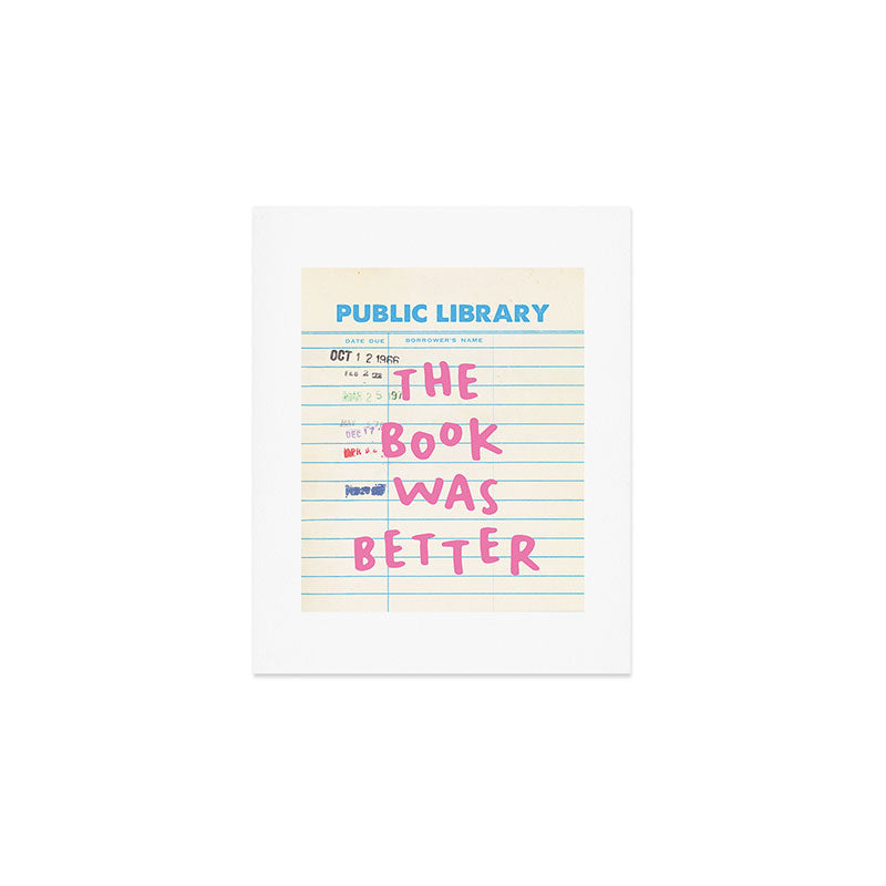 Public Library The Book Was Better Art Print Gallery Image 1