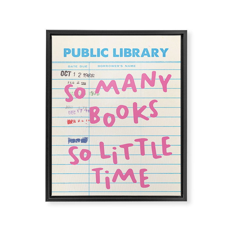 Public Library The Book Was Better Framed Canvas Print Gallery Image 6