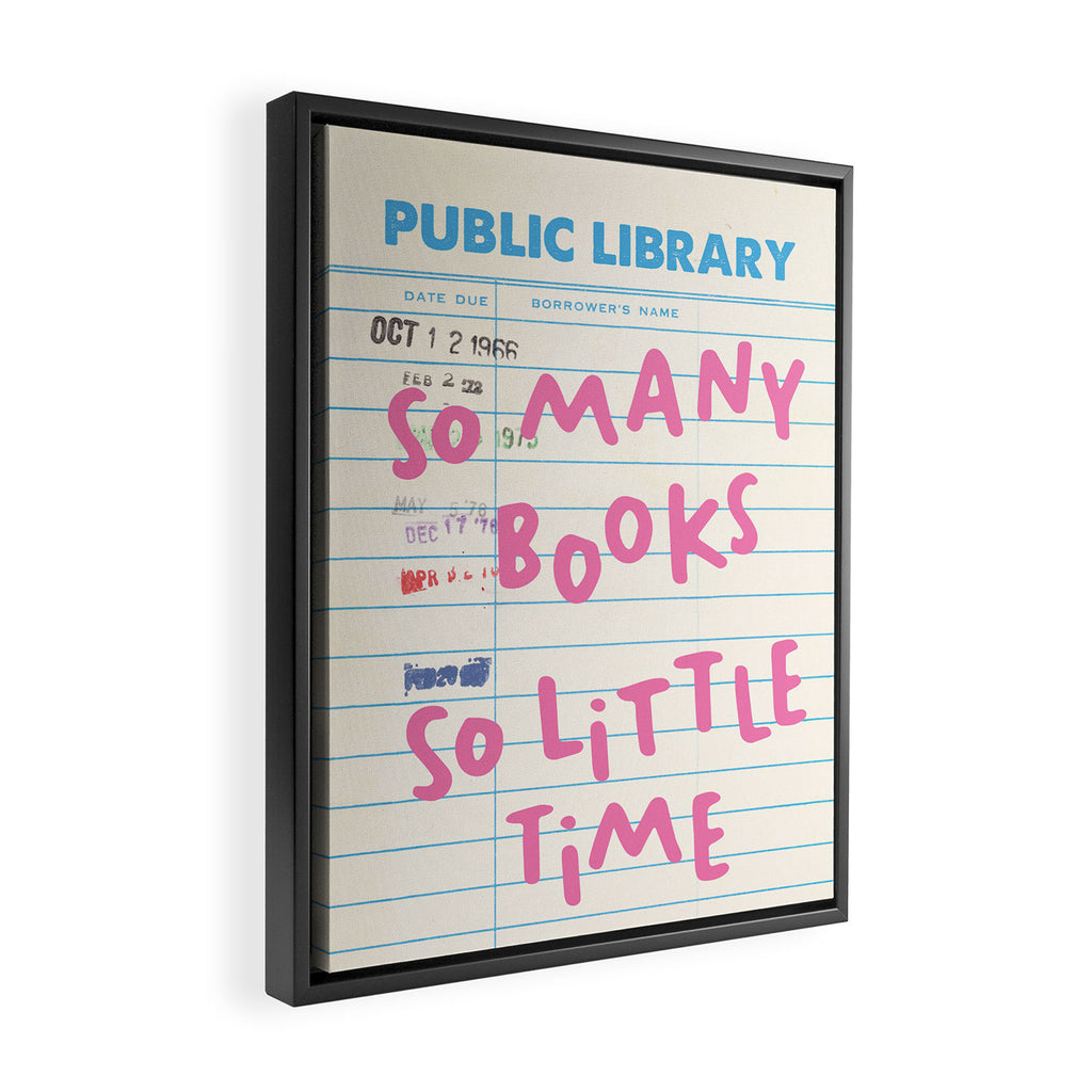 Public Library The Book Was Better Framed Canvas Print Gallery Image 2