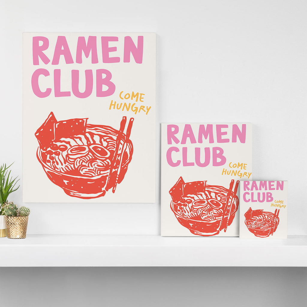 Ramen Club Canvas Print Gallery Image 3