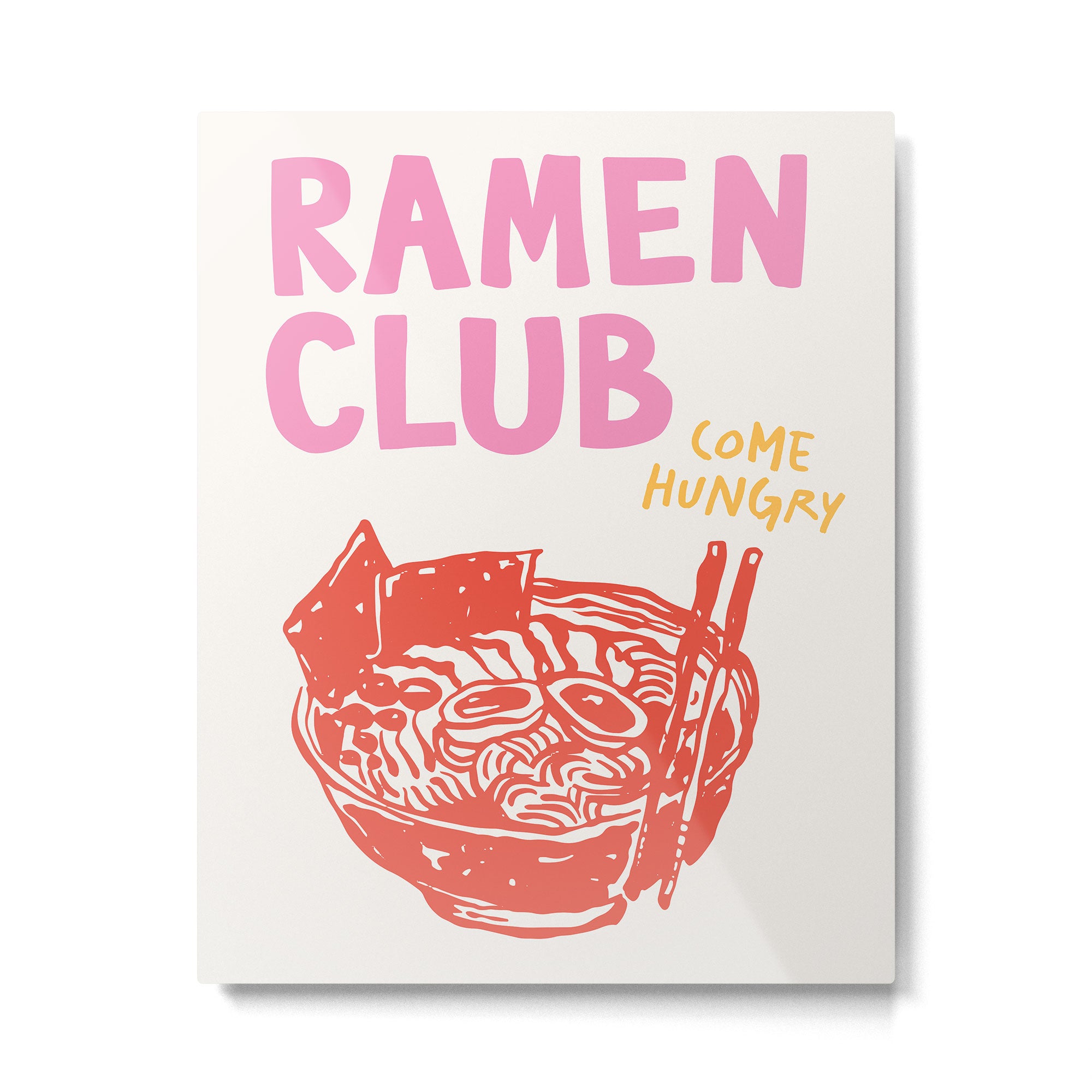 Ramen Club Metal Print Gallery Image 4