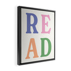 Read Books Framed Canvas Print Gallery Image 2