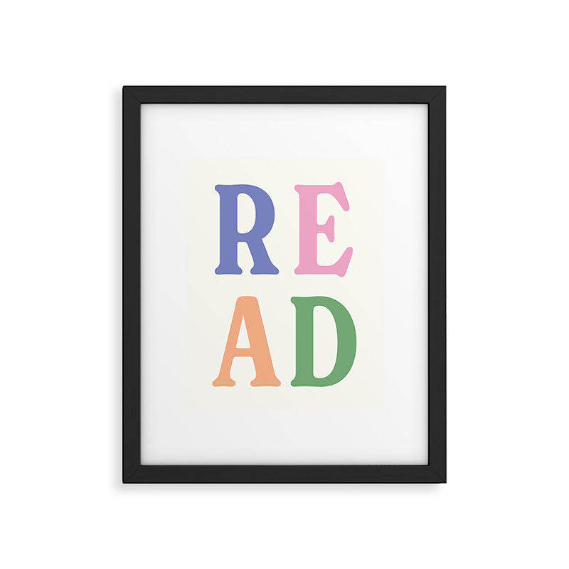 Read Books Framed Art Print Gallery Image 5