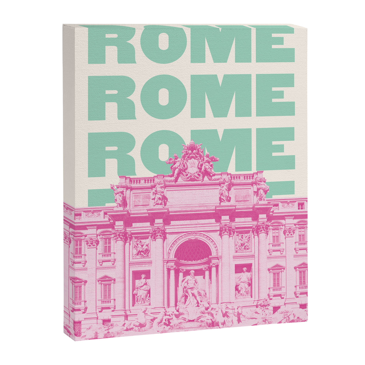 Rome Trevi Fountain Canvas Print Gallery Image 6