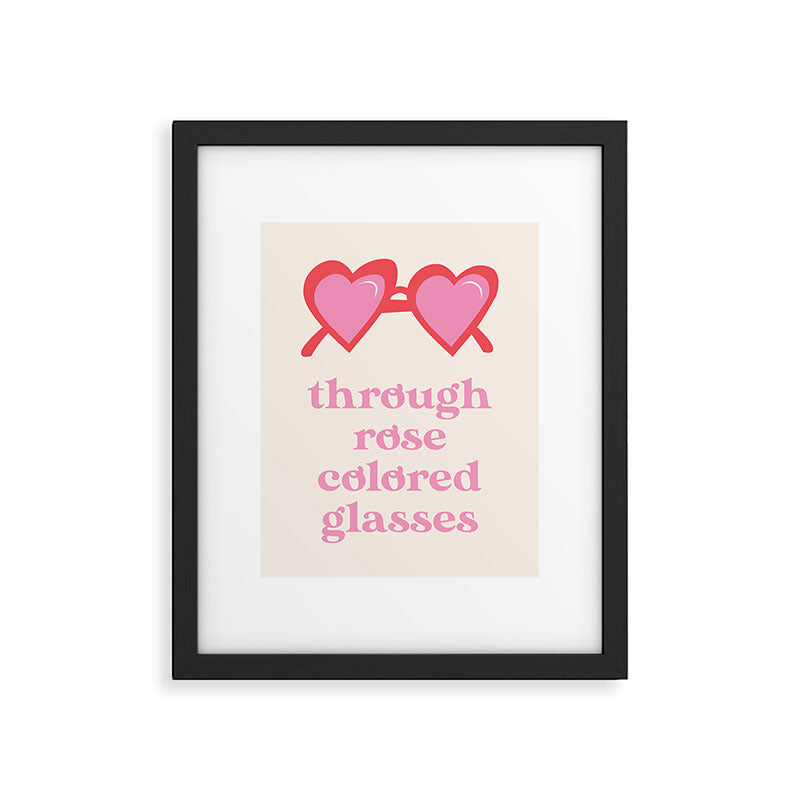 Rose Glasses Framed Art Print Gallery Image 5
