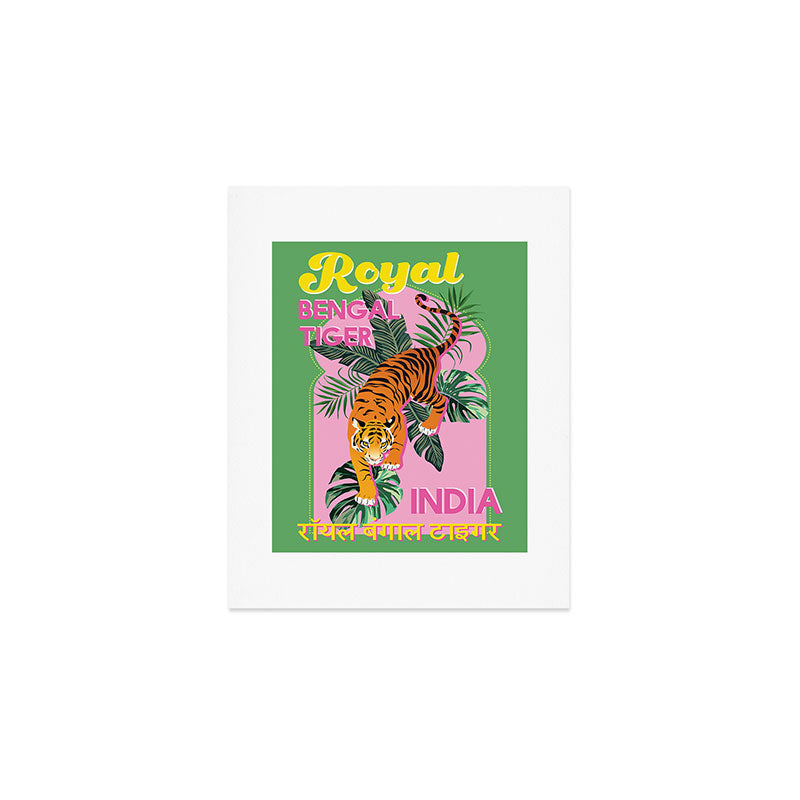 Royal Bengal Tiger India Art Print Gallery Image 1