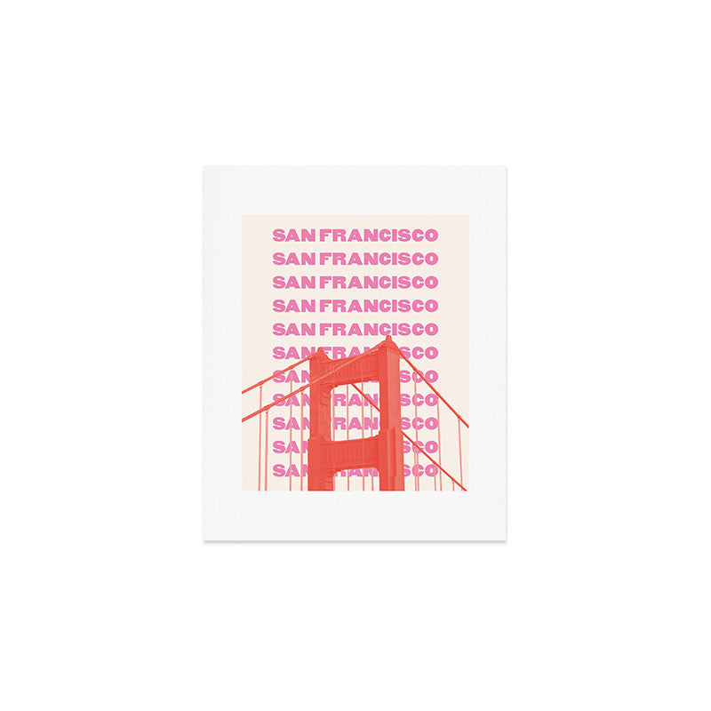 San Francisco Golden Gate Bridge Art Print Gallery Image 1