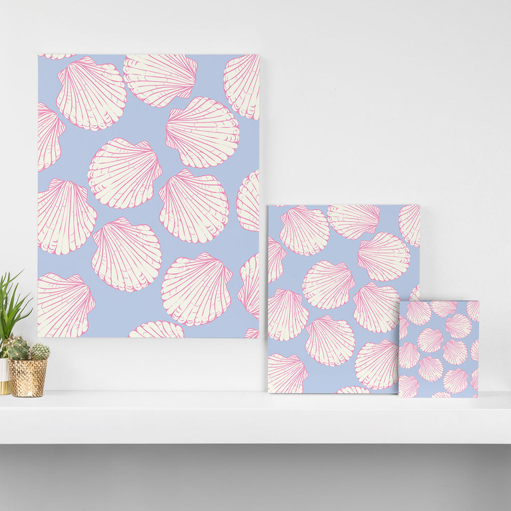 Seashell Pattern Canvas Print Gallery Image 3