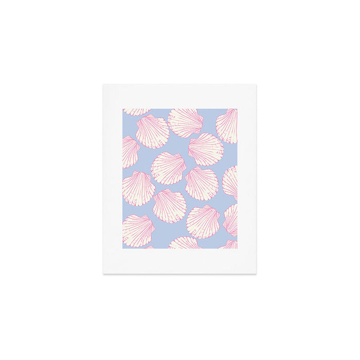 Seashell Pattern Art Print Gallery Image 1